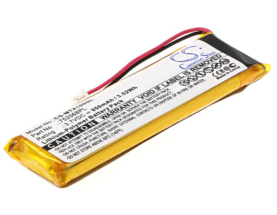 Batteri til trådløst headset til Midland BTX1, BTX2, BTNext osv.
