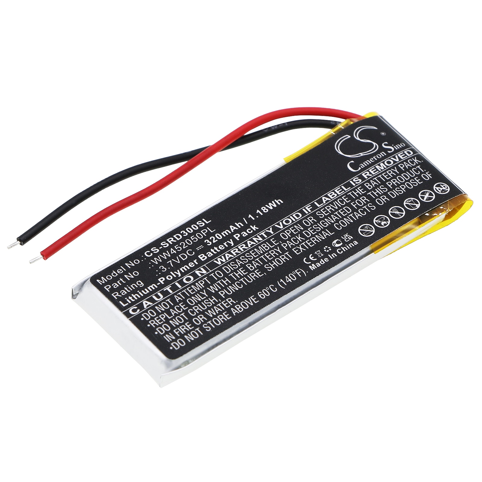 Batteri til Cardo Q1, Q3 trådløst headset