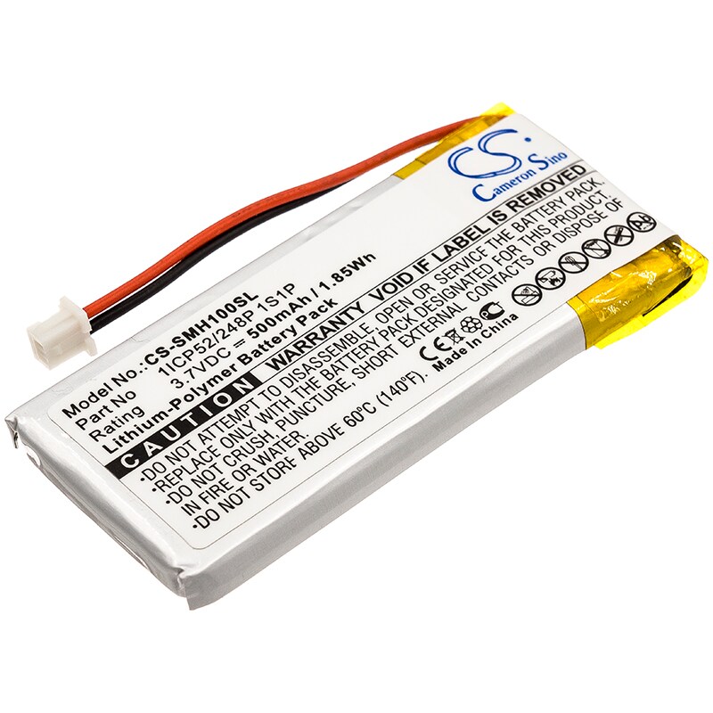 Batteri til Sena SMH-10 Lifespan trådløst headset, SMH-10