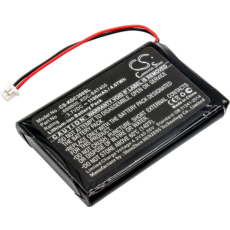 Batteri til stregkodescanner til KOAMTAC KDC30, KDC350, KDC400 osv.