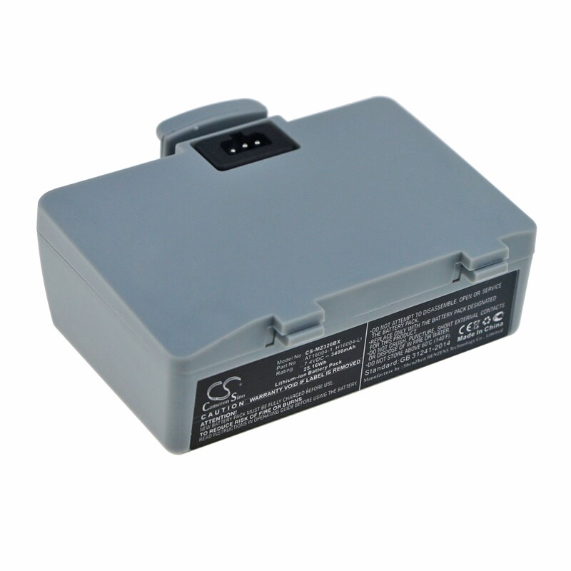 Batteri til stregkodescanner til Zebra QL220, QL220+, QL320 osv.