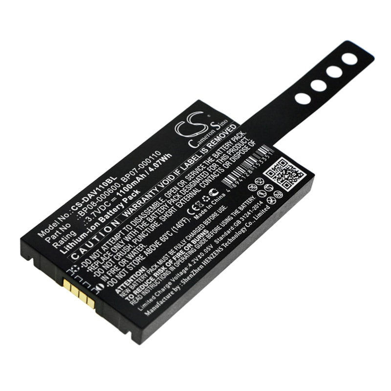 Batteri til stregkodescanner til Datalogic Memor NFP, Memor X3
