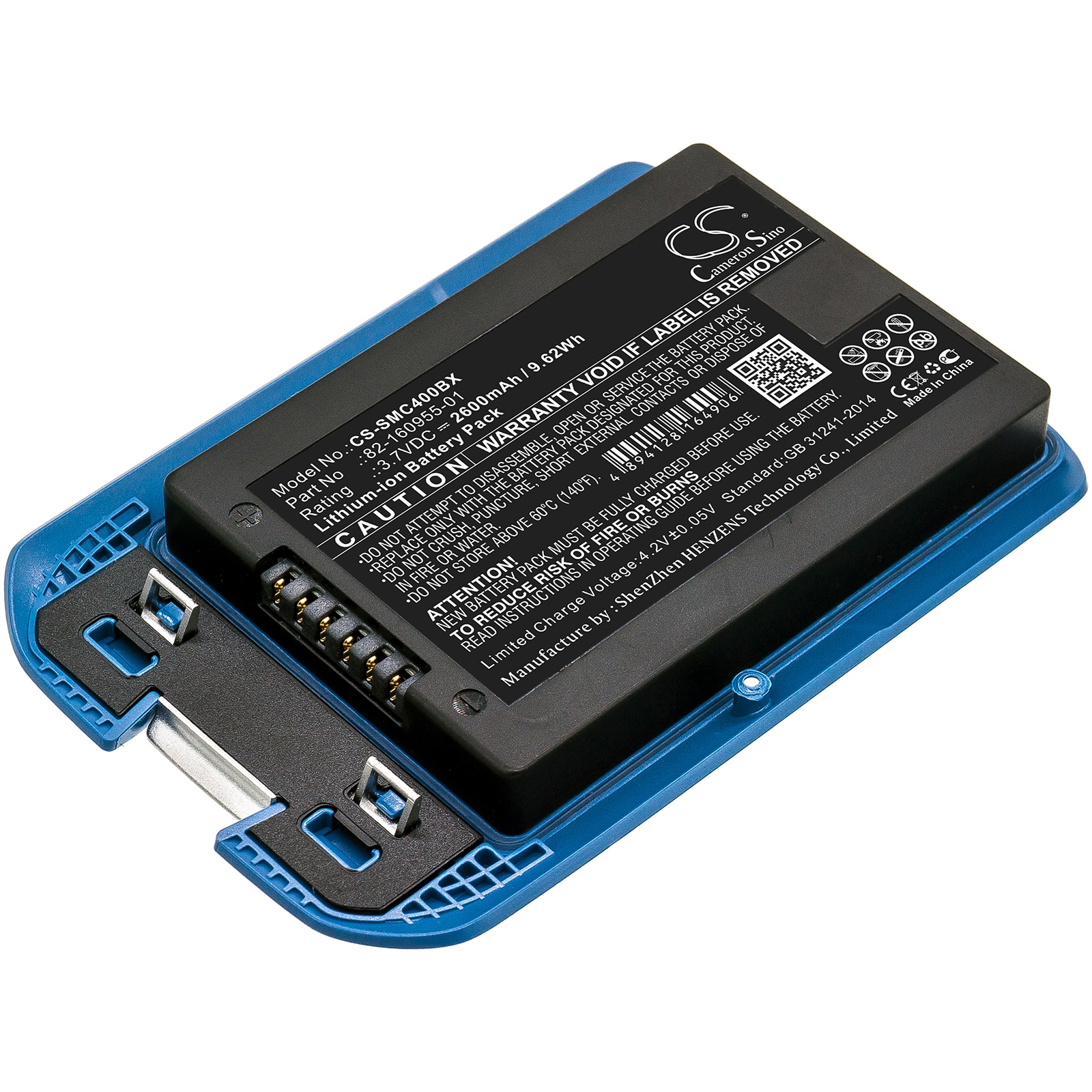 Batteri til stregkodescanner til Symbol MC40, MC40C, MC40N0 osv.