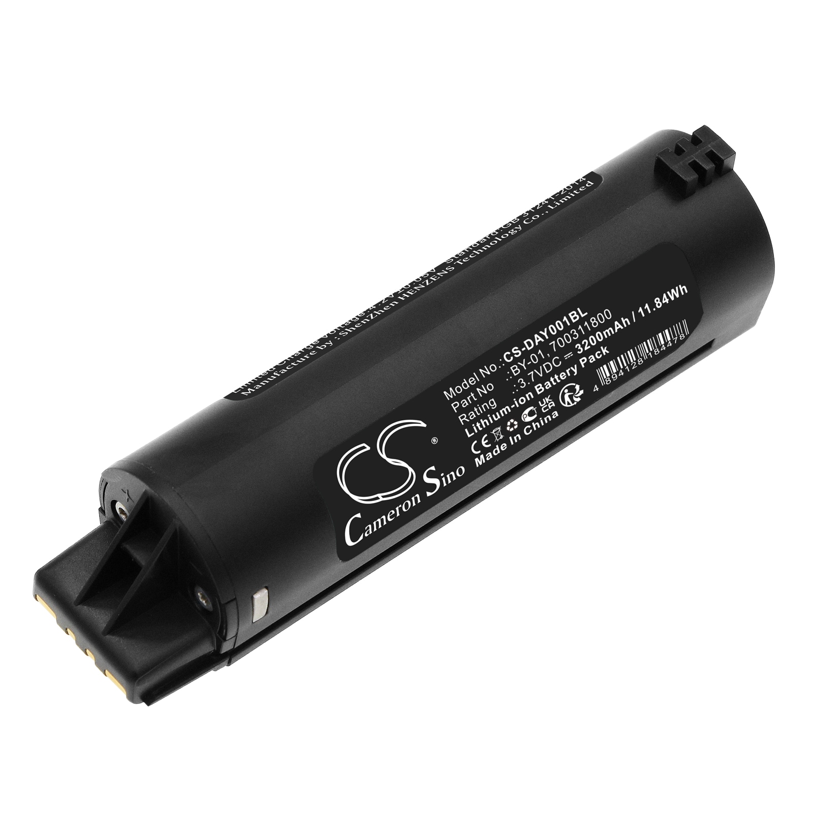 Batteri til stregkodescanner til Datalogic BY-01