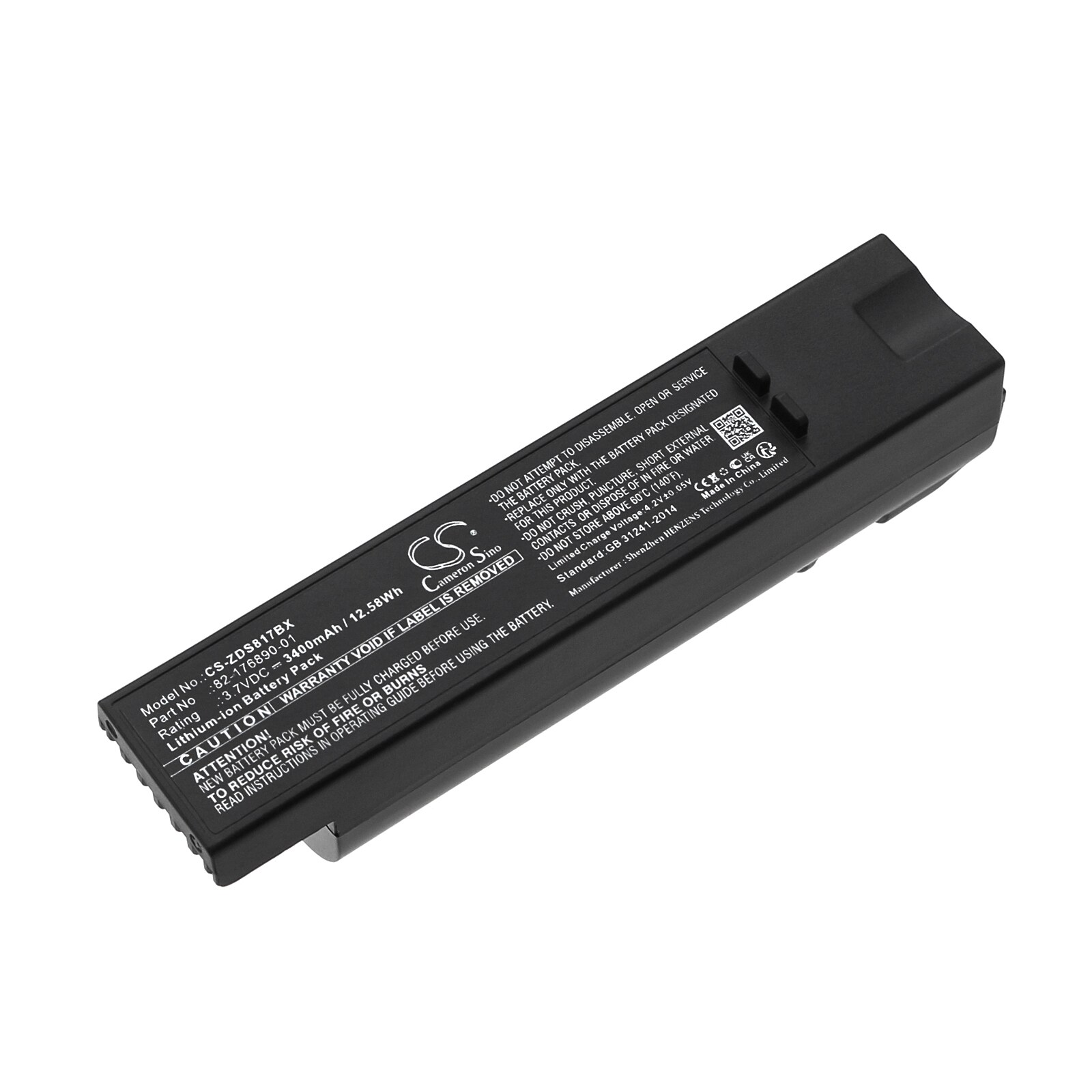 Batteri til stregkodescanner til Zebra DS8170, DS8178, DS8100