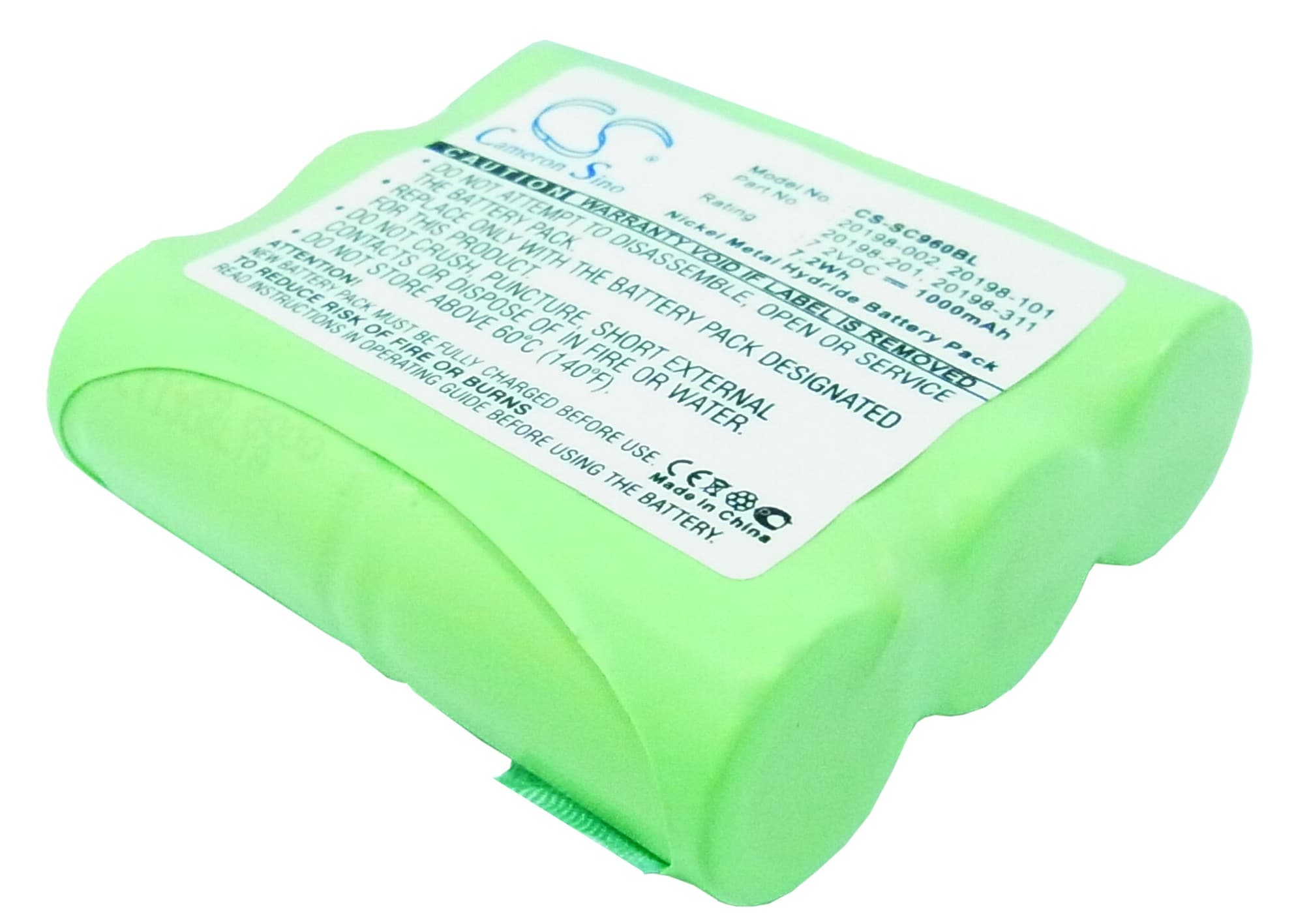 Batteri til stregkodescanner til Symbol PTC-960C, PTC-960CL, PTC-960L og andre