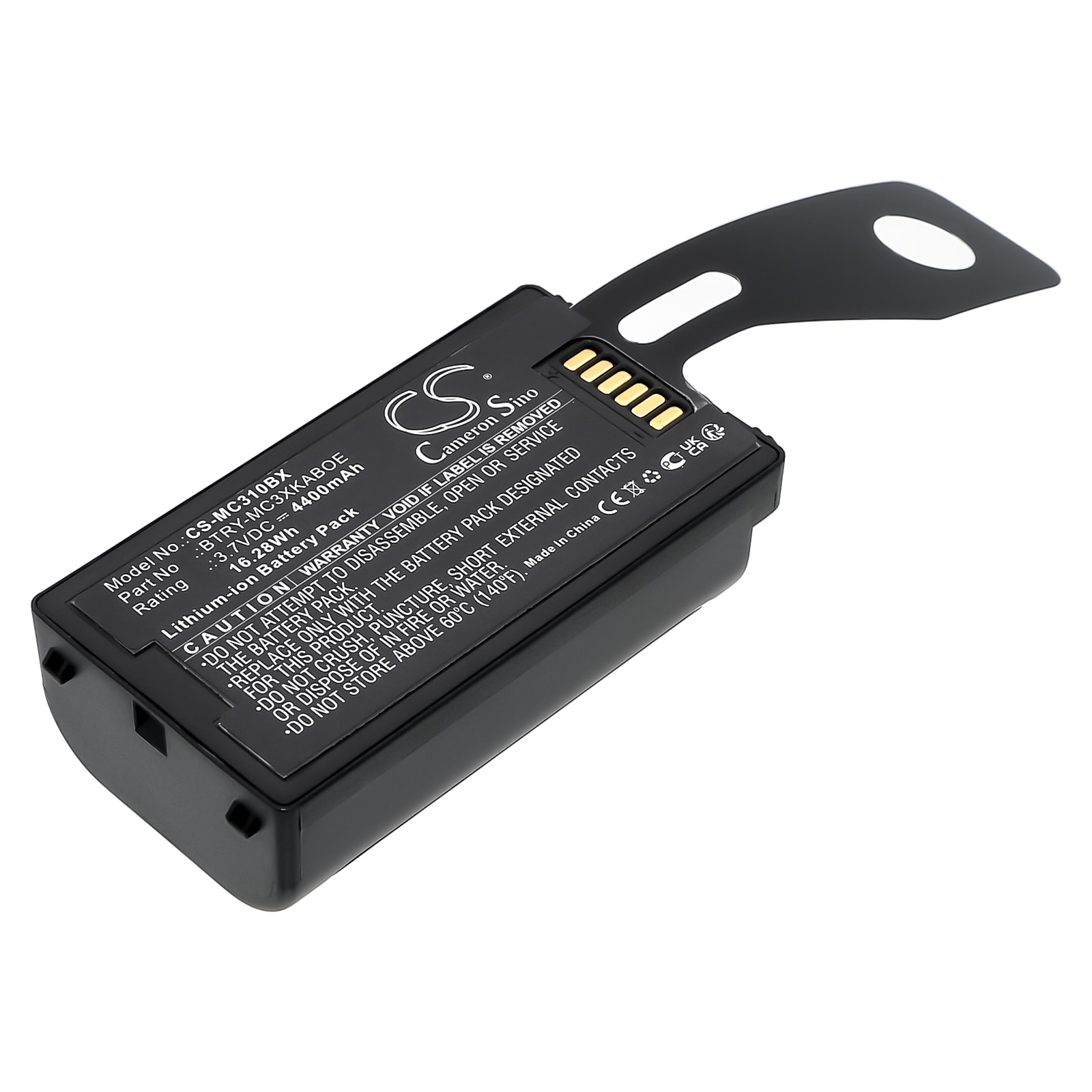 Batteri til stregkodescanner til Symbol MC3100, MC3190, MC3190G osv.