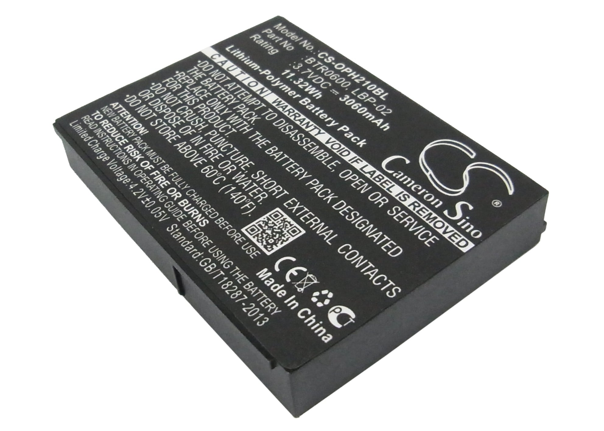 Batteri til stregkodescanner til Opticon H21, H22, H21 1D osv.