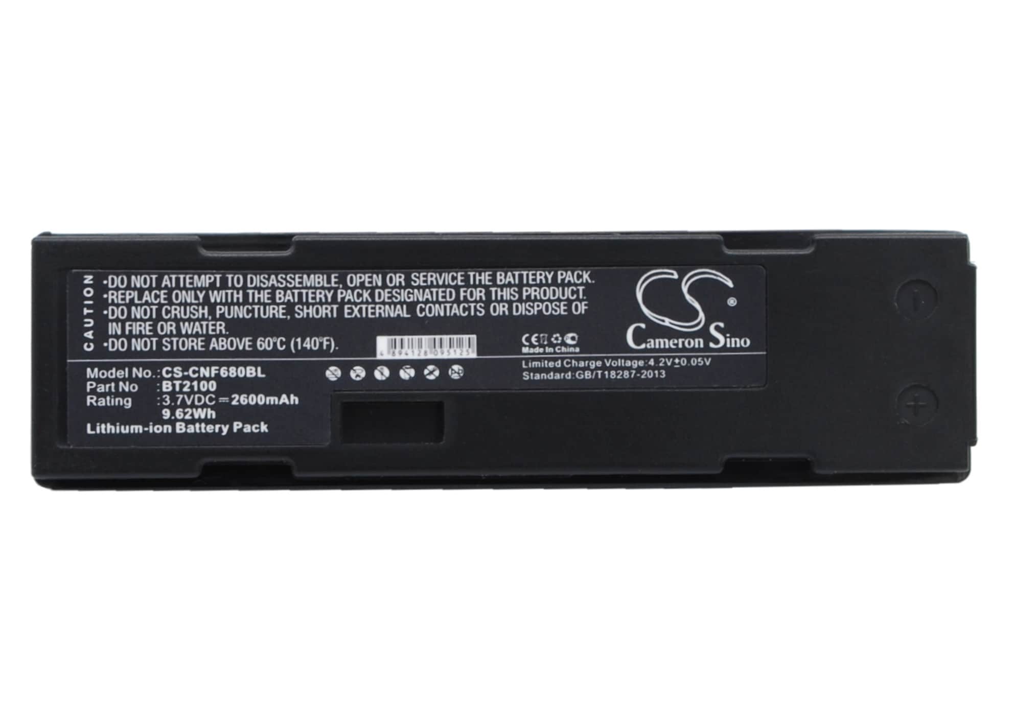 Batteri til stregkodescanner til Cognex DataMan 8500, DataMan 8100, DataMan 9500 og andre.