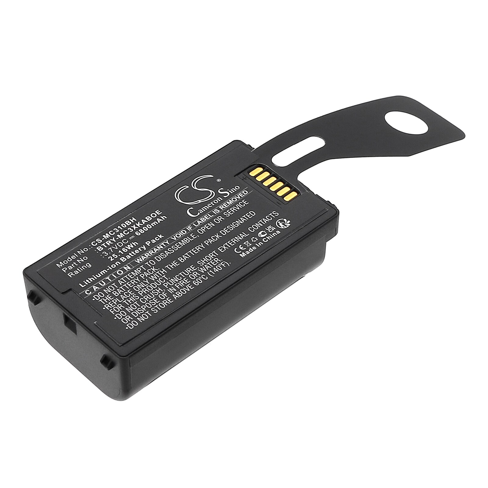 Batteri til stregkodescanner til Symbol MC3100, MC3190, MC3190G osv.