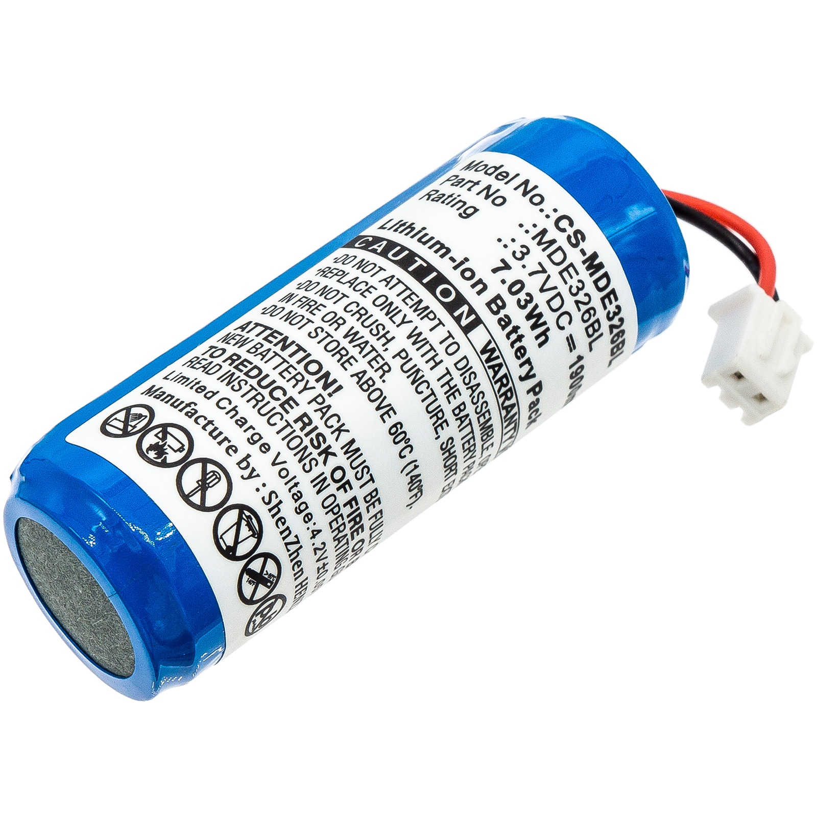 Batteri til stregkodescanner til Mindeo CS3260, 3260, CS3290 osv.