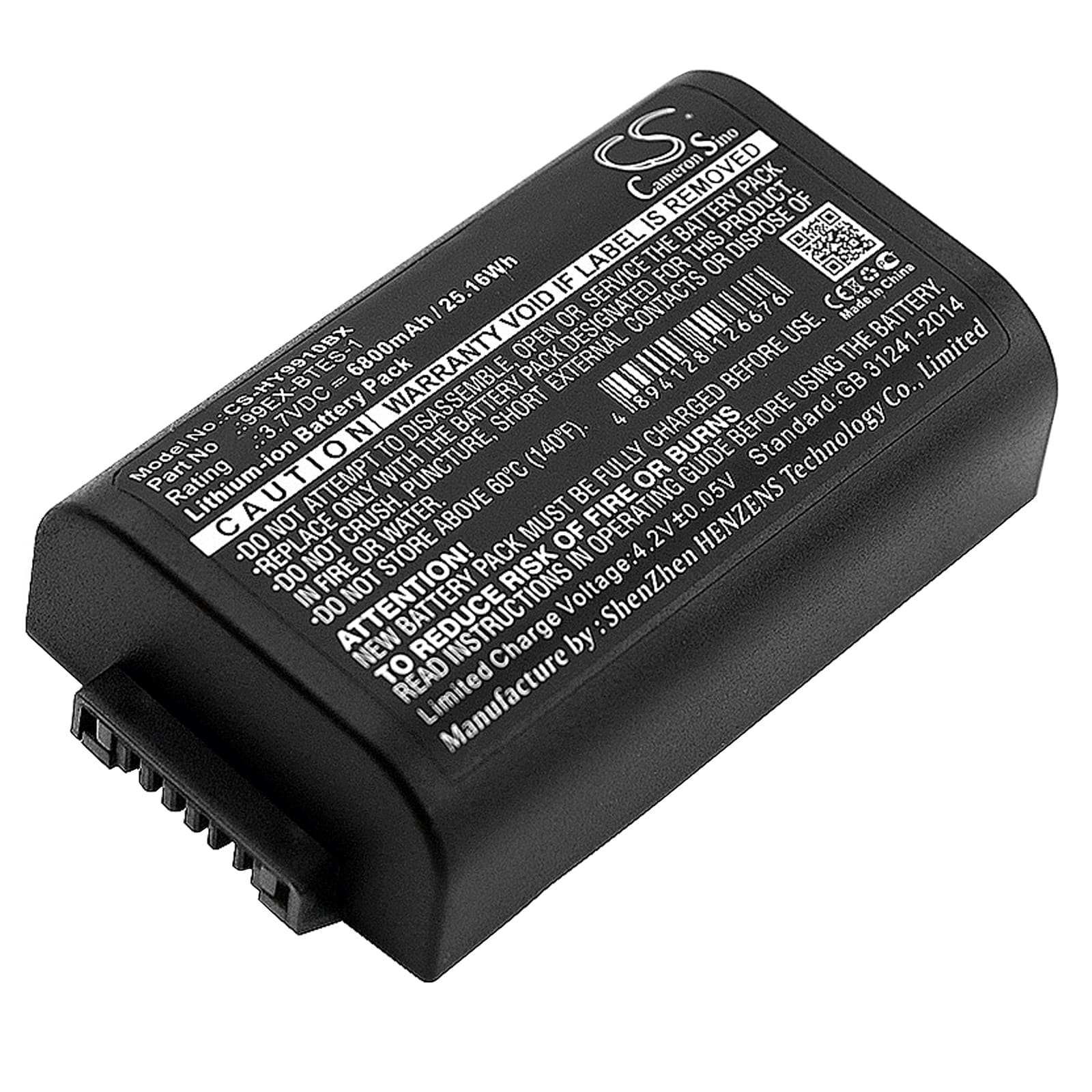 Batteri til stregkodescanner til Honeywell Dolphin 99EX-BTEC, Dolphin 99EX, 99EXhc osv.