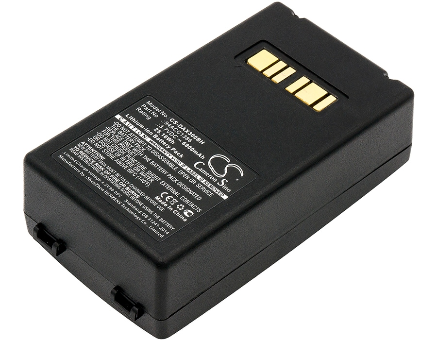 Batteri til stregkodescanner til Datalogic Falcon X3, Falcon X4, Falcon X3+ og andre.