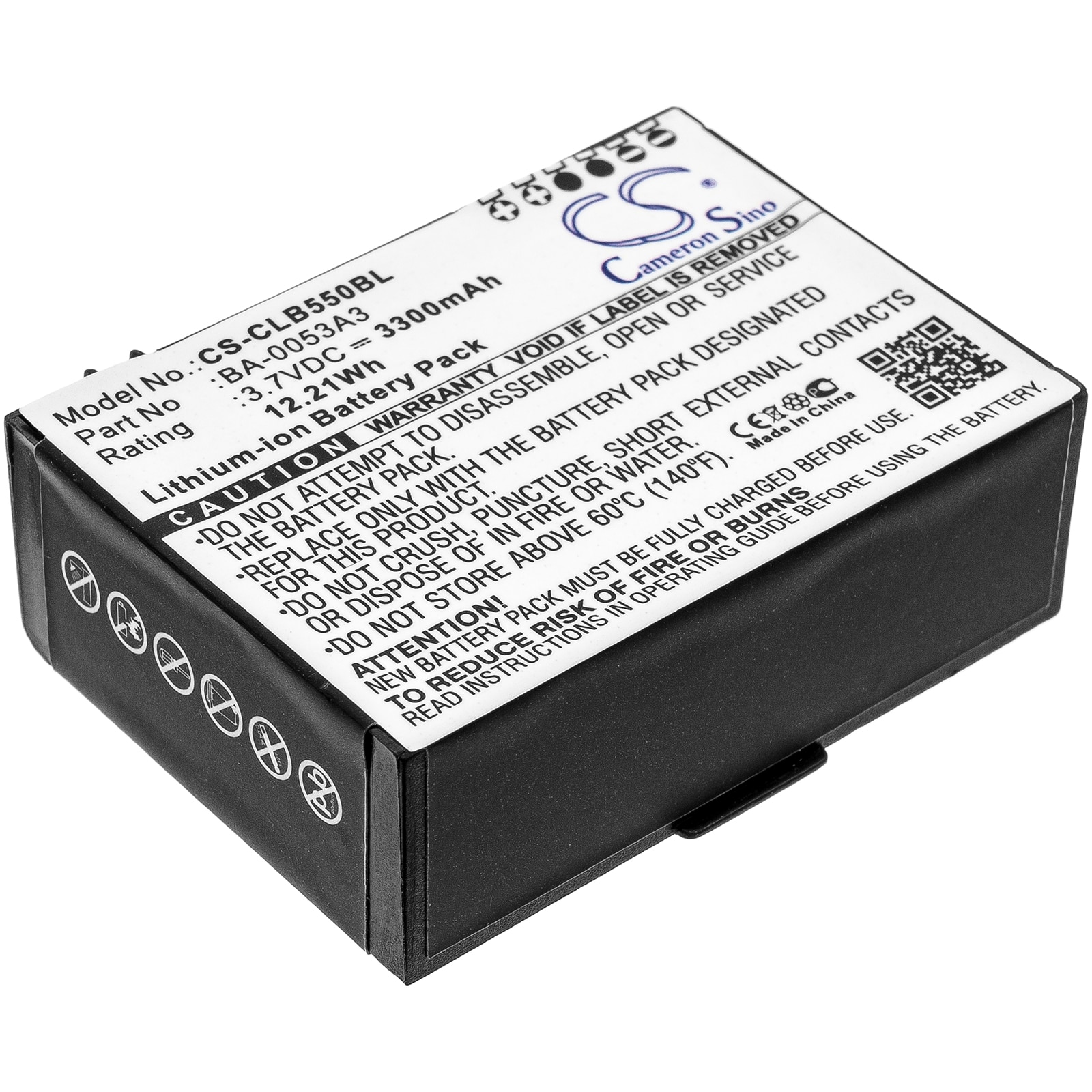 Batteri til stregkodescanner til CipherLab CP55, CP50