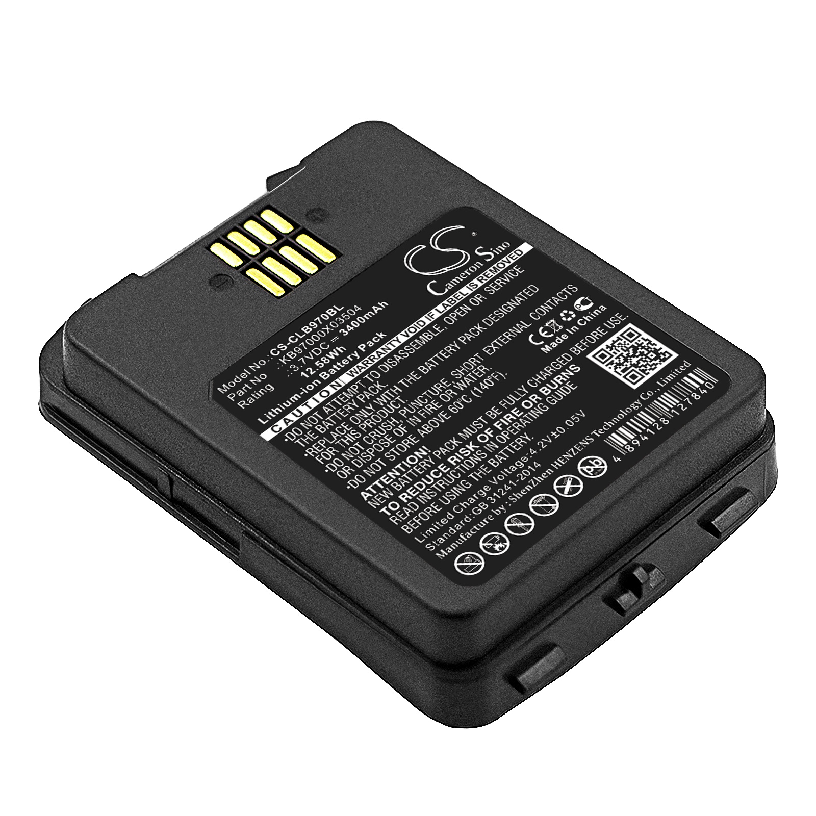 Batteri til stregkodescanner til CipherLAB 9700