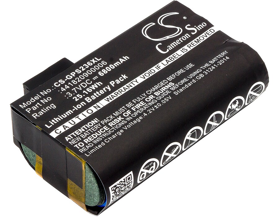 Batteri til stregkodescanner til Getac PS236, PS336, PS236C
