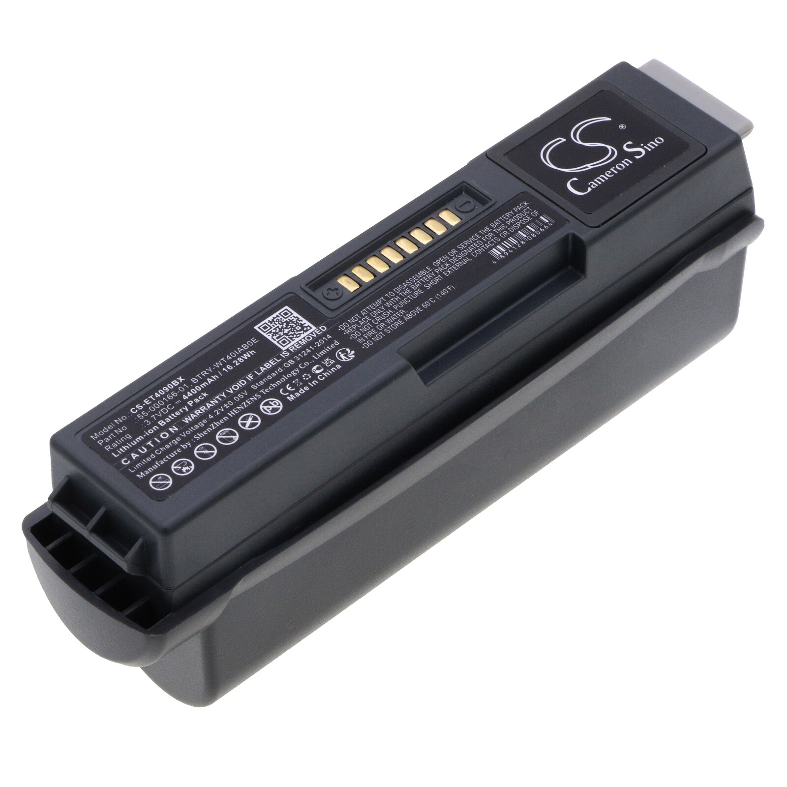 Batteri til stregkodescanner til Zebra WT41N0, WT4000, WT4090