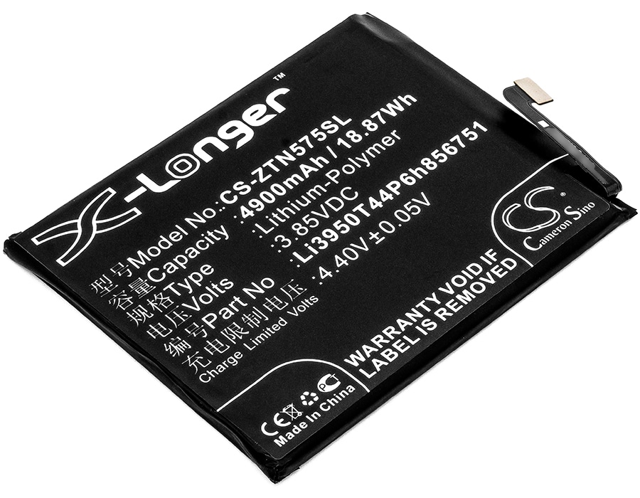 Batteri til SmartPhone, mobil til Nubia N2, N2 Dual SIM, N2 Dual SIM TD-LTE og andre.