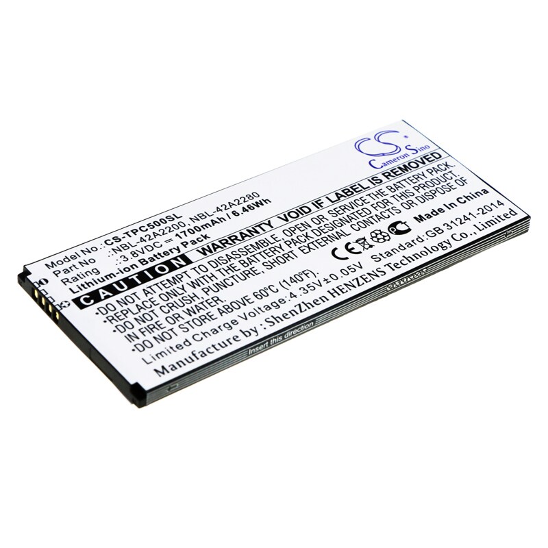 Batteri til SmartPhone, Mobil til Neffos C5, C5 LTE Dual SIM, TP701A