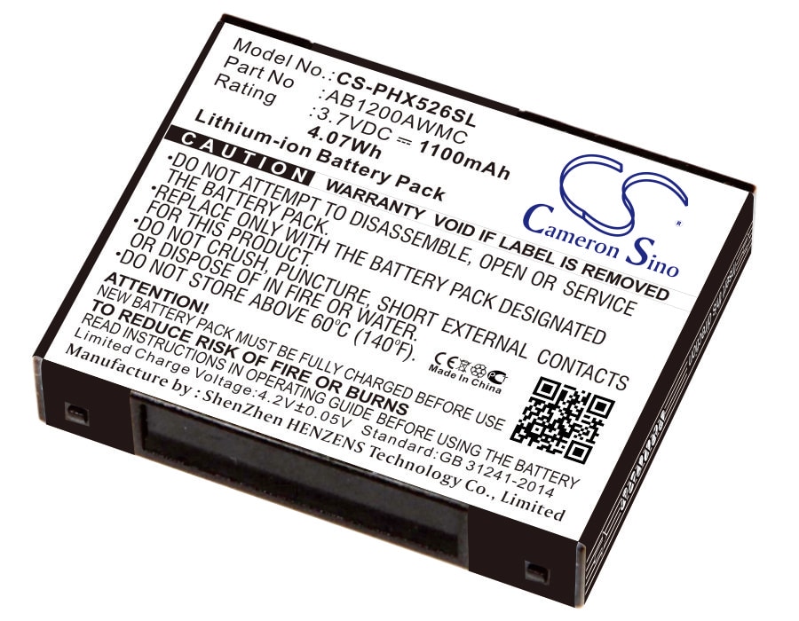 Batteri til SmartPhone, Mobil til Philips Xenium X526, CTX526