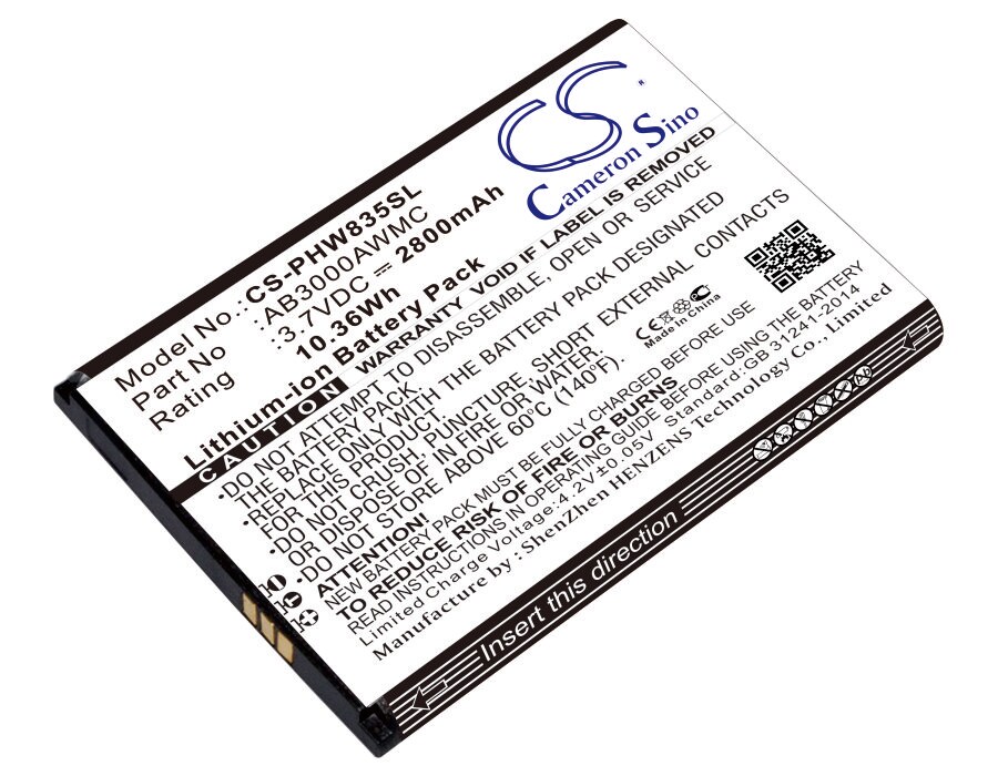 Batteri til SmartPhone, Mobil til Philips Xenium W8355
