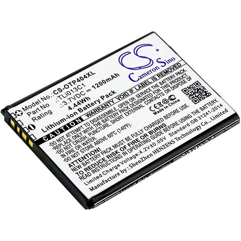 Batteri til SmartPhone, Mobil til Alcatel One Touch Go Flip, OT-4043S, OT-4044T og andre.