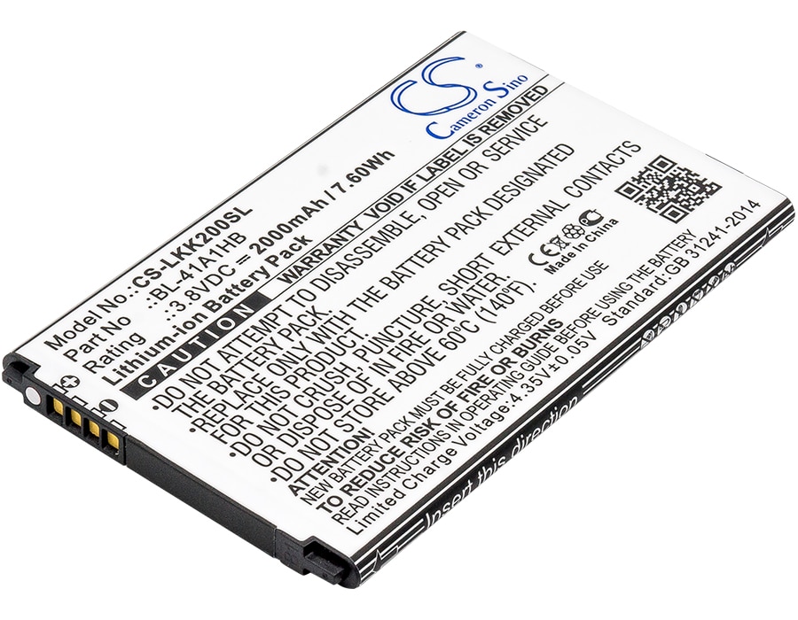 Batteri til SmartPhone, mobil til LG X Style, K200, K200ds osv.