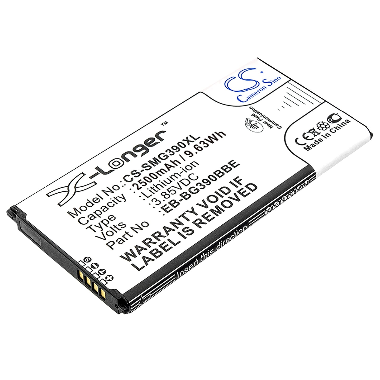 Batteri til SmartPhone, Mobil til Samsung Galaxy Xcover 4, SM-G390, SM-G390F og andre.