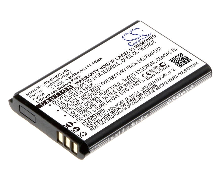 Batteri til SmartPhone, Mobil til Philips E570, E571, Xenium E570 og andre.