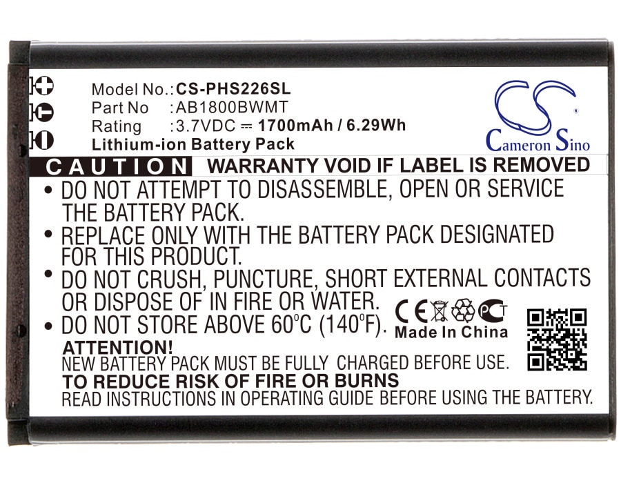 Batteri til SmartPhone, Mobil til Philips S226M, CTS226M, Xenium S226M