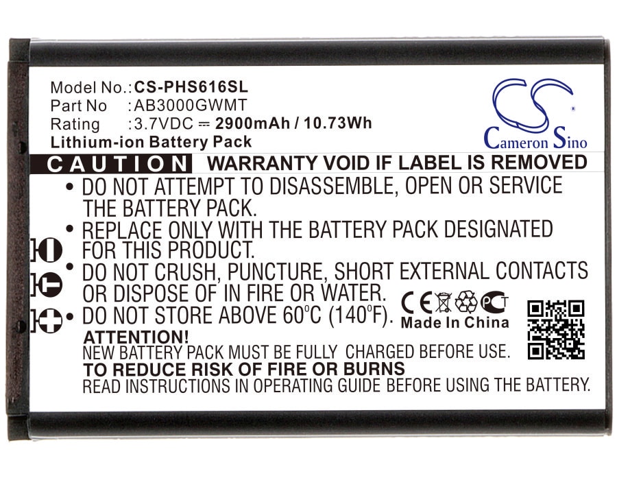 Batteri til SmartPhone, Mobil til Philips S616, Xenium S616