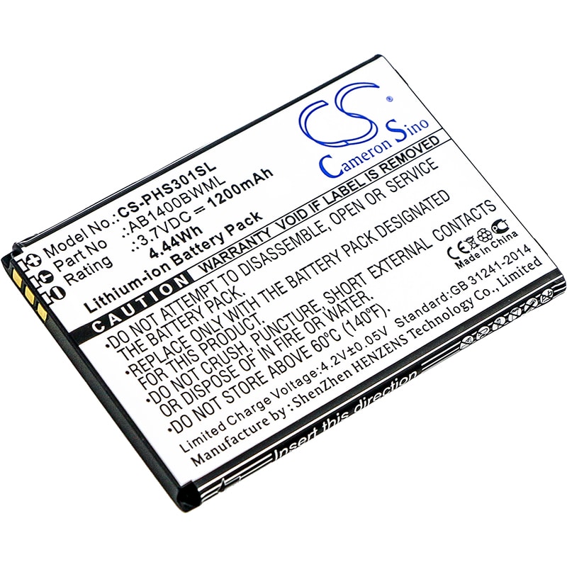 Batteri til SmartPhone, Mobil til Philips S301, S308, Xenium S301 og andre.