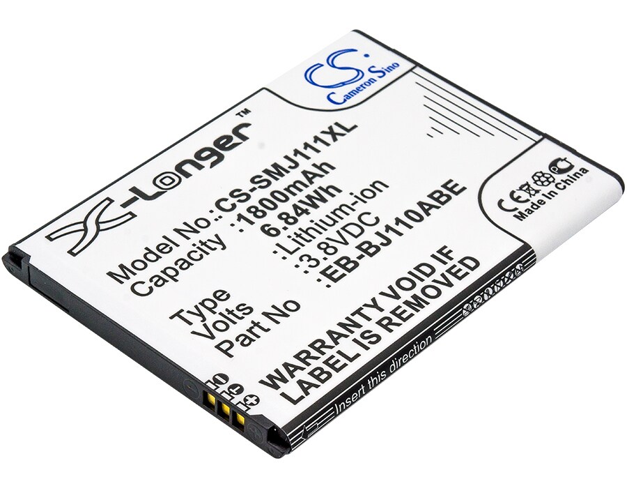 Batteri til SmartPhone, Mobil til Samsung Galaxy J1 Ace 3G Duos, Galaxy J1 Ace og andre.