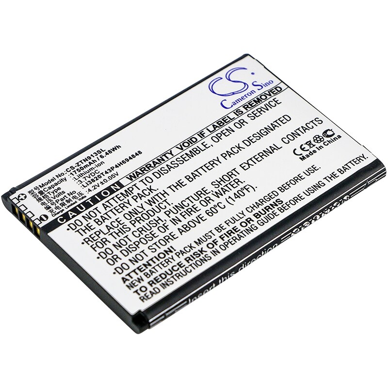 Batteri til SmartPhone, Mobil til ZTE N9136, Prestige 2, Prestige 2 TD-LTE og andre.