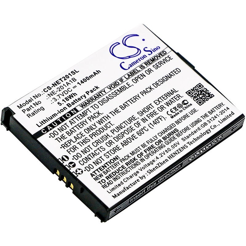 Batteri til SmartPhone, mobil til NEC Terrain, NE-201A1A