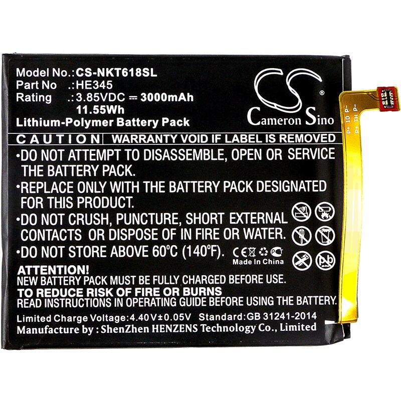 Batteri til SmartPhone, Mobil til Nokia Nokia 6 2nd, 6 2018, 6 2nd
