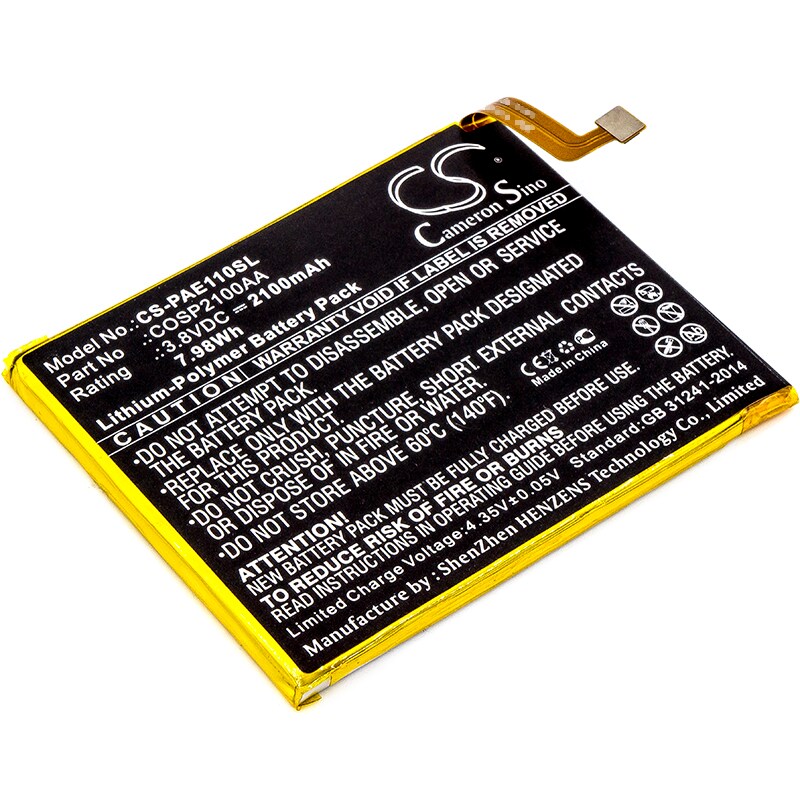 Batteri til SmartPhone, Mobil til Panasonic P11, Eluga A, Eluga S