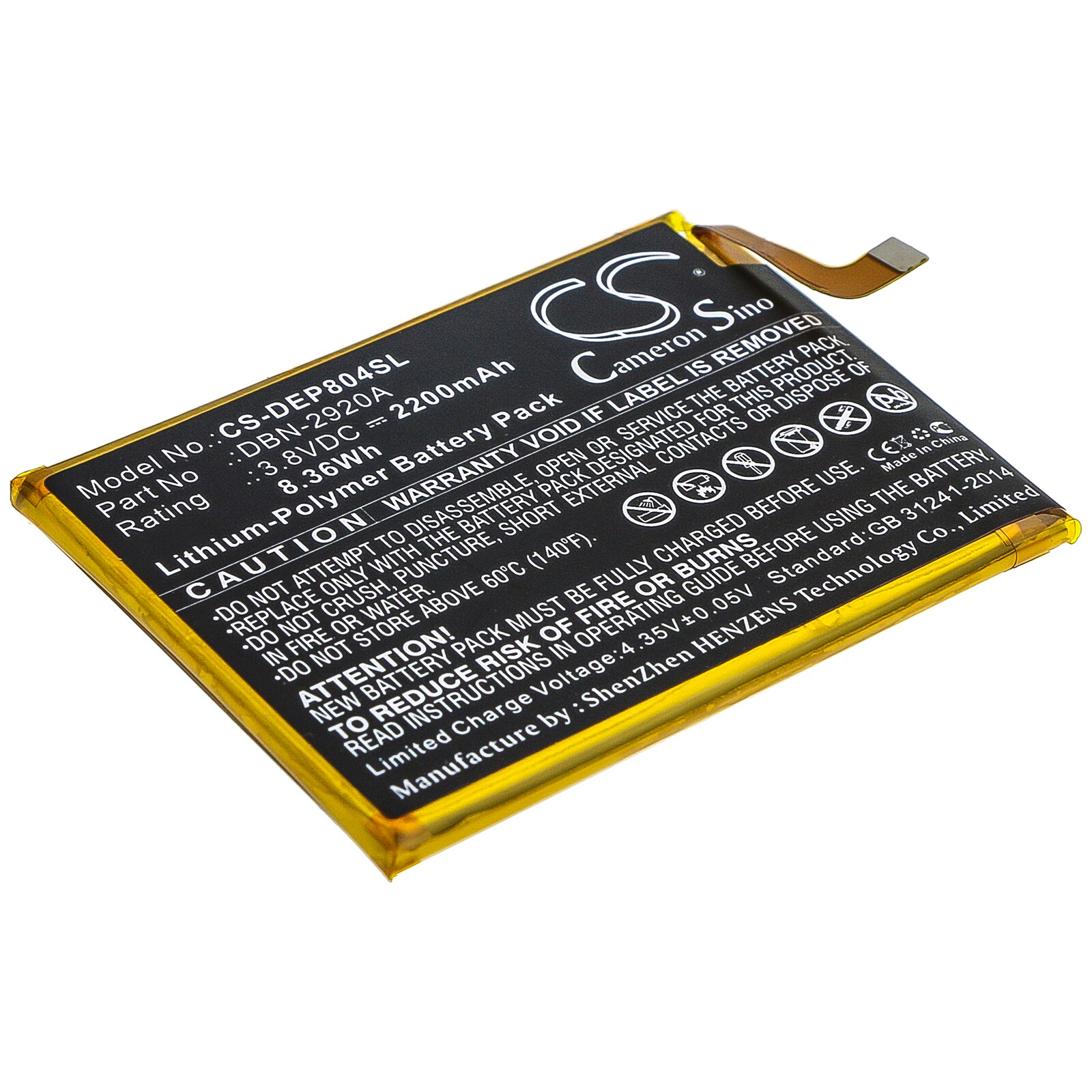 Batteri til SmartPhone, Mobil til Doro 8040, DSB-0090, 8042