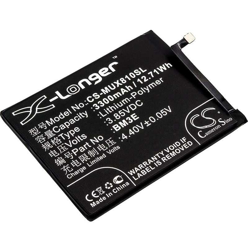 Batteri til SmartPhone, Mobil til Xiaomi Mi 8, Mi 8 Dual SIM TD-LTE, M1803E1C og andre.