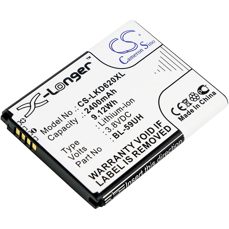 Batteri til SmartPhone, Mobil til LG Optimus G2 Mini, D620, D620R og andre.