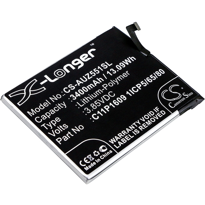 Batteri til SmartPhone, Mobil til Asus Zenfone 3 Max 5.5, ZC553KL og andre.