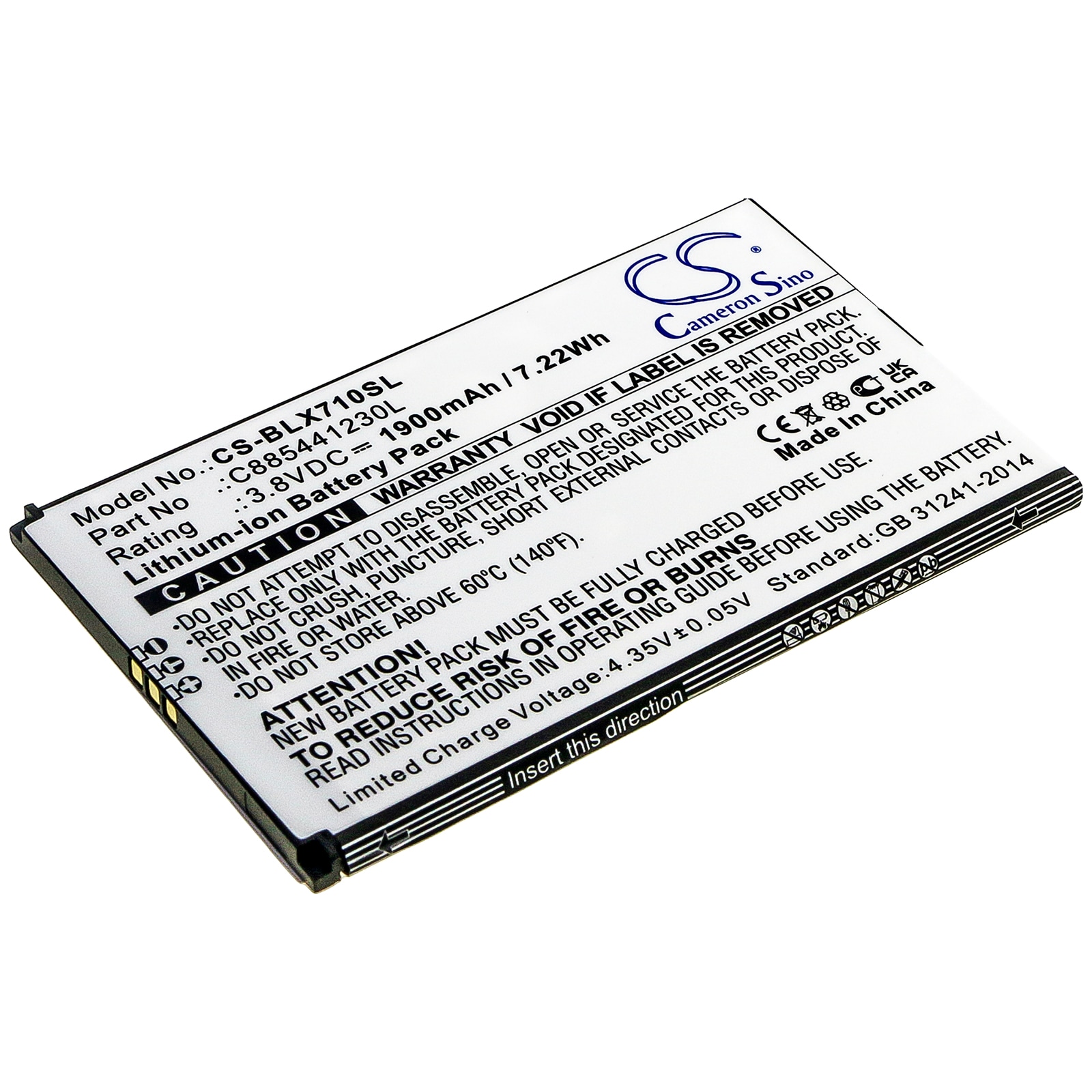 Batteri til SmartPhone, Mobil til BLU Dash XL, D710L, D710U