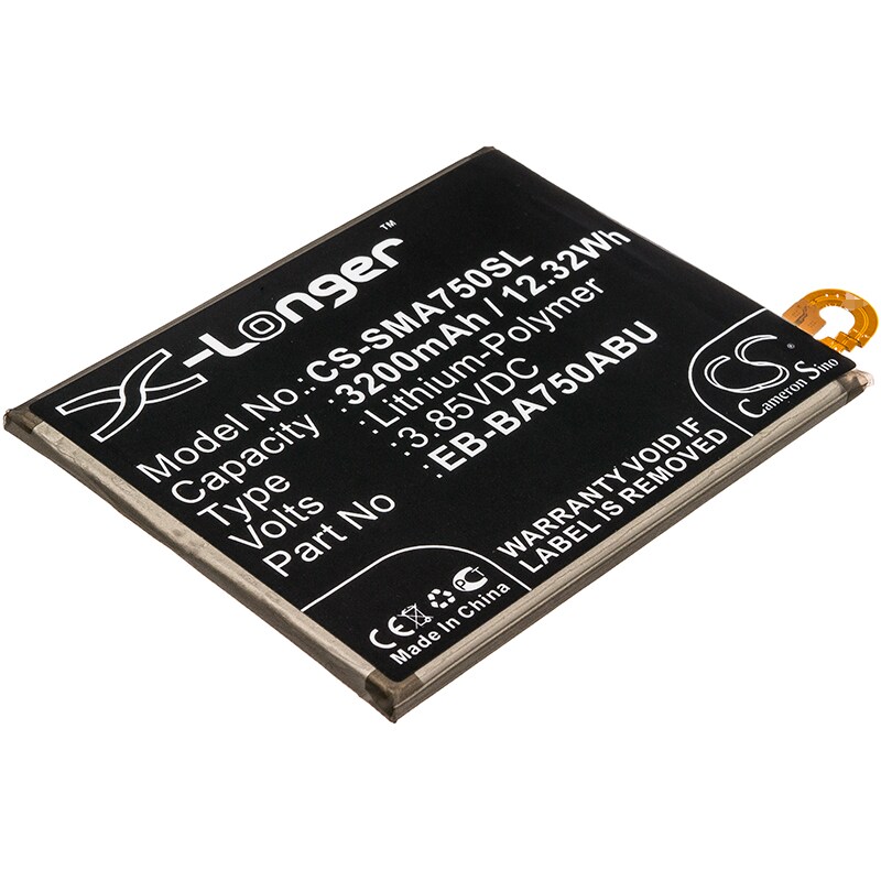 Batteri til SmartPhone, Mobil til Samsung Galaxy A7 2018, SM-A750F/DS, SM-A750FN/DS og andre.