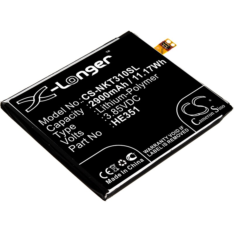 Batteri til SmartPhone, mobil til Nokia 3.1, TA-1049, TA-1057 og andre.