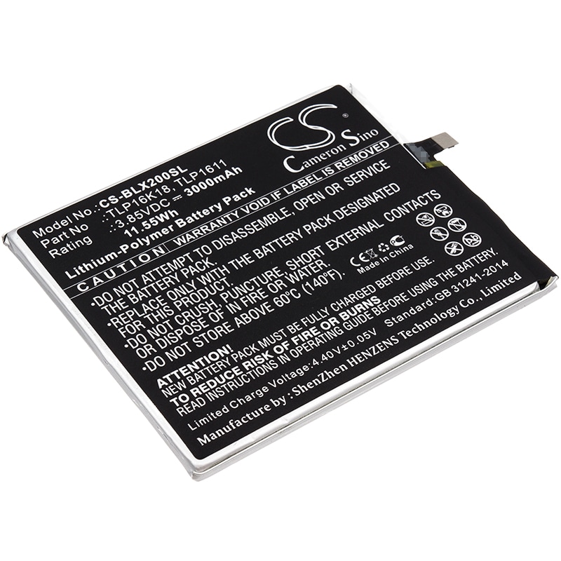 Batteri til SmartPhone, Mobil til BLU Life One X2, L0090, L0091UU