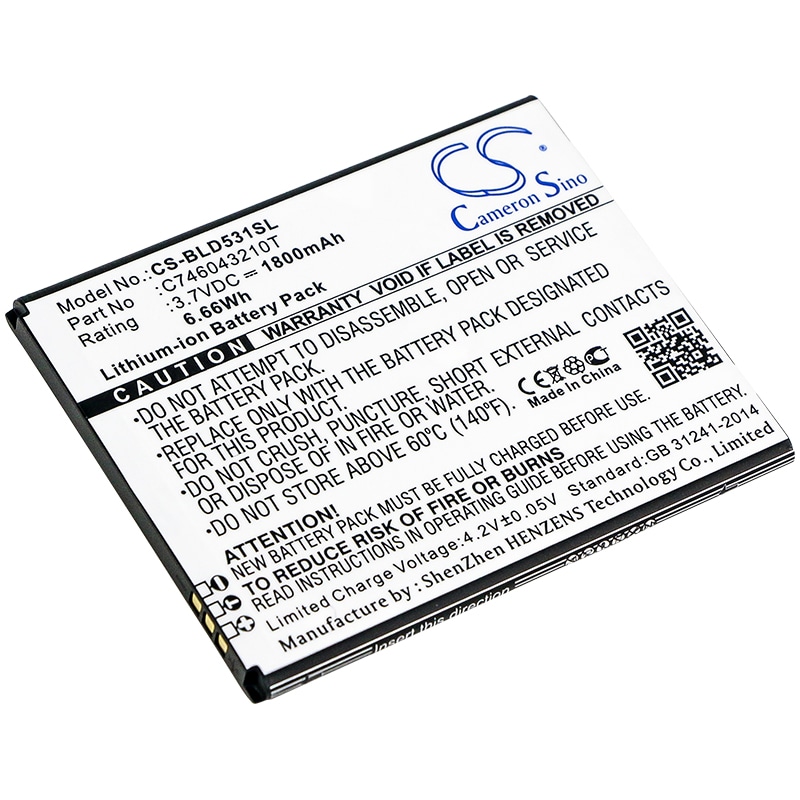 Batteri til SmartPhone, Mobil til BLU Studio 5.0K, D530K, D531K