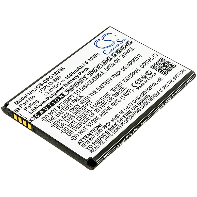 Batteri til SmartPhone, Mobil til Coolpad Rogue 4G, 3320A