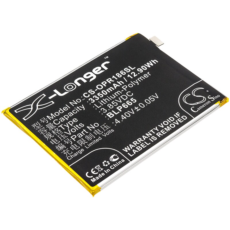Batteri til SmartPhone, Mobil til OPPO Realme 1, CPH1861, CPH1859 og andre.
