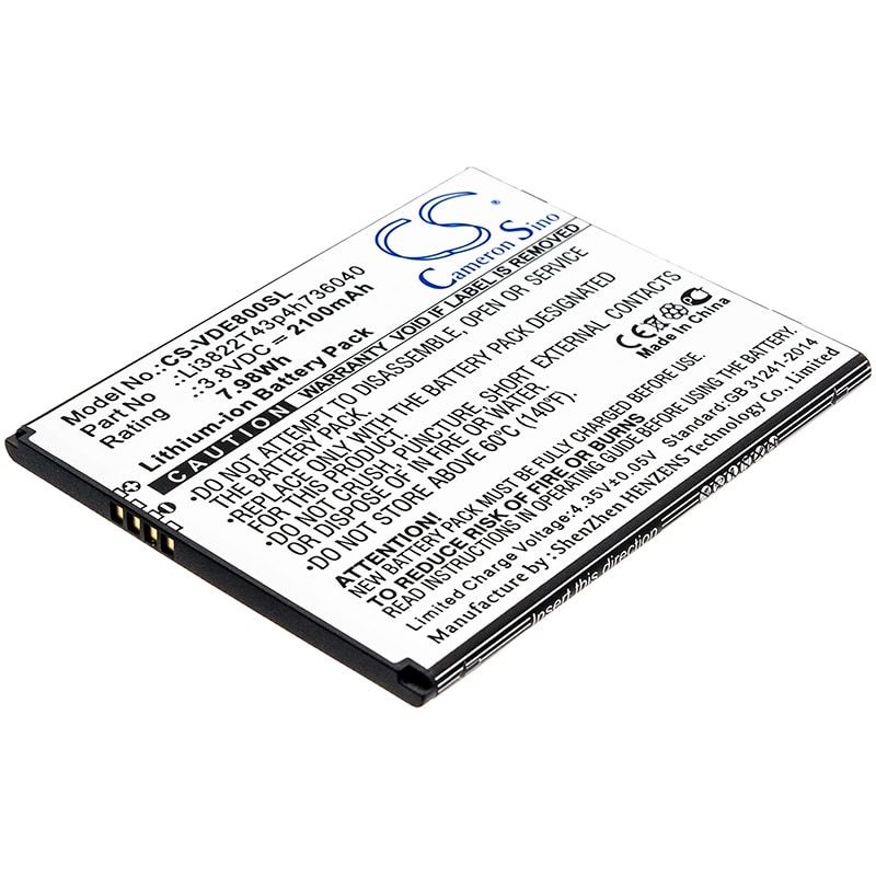 Batteri til SmartPhone, mobil til Vodafone Smart E8, VFD511, VFD513 og andre.
