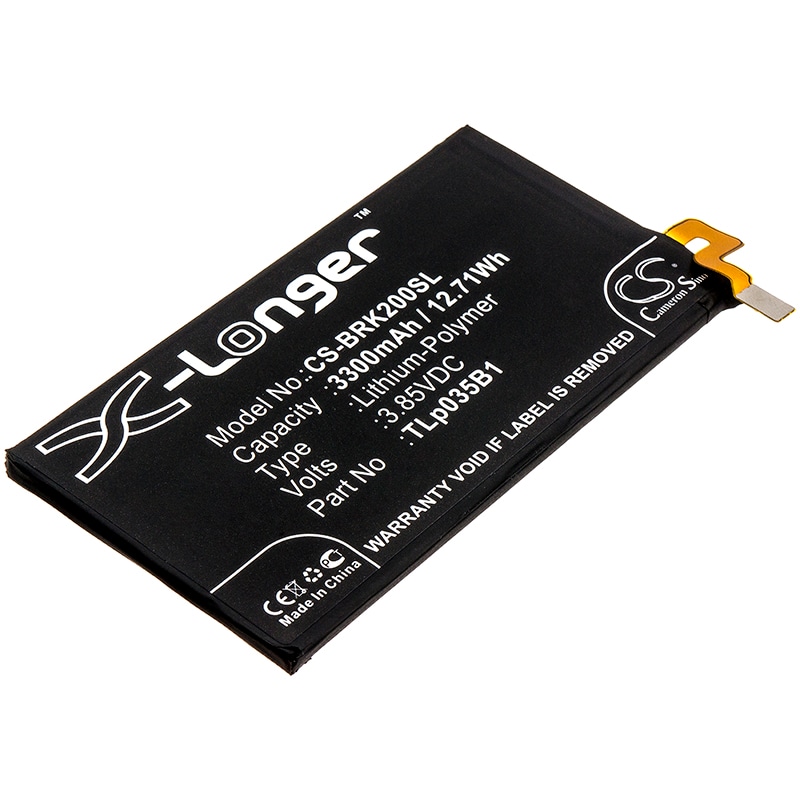 Batteri til SmartPhone, mobil til BlackBerry KEY2, BBF100-6, BBF100-9 osv.